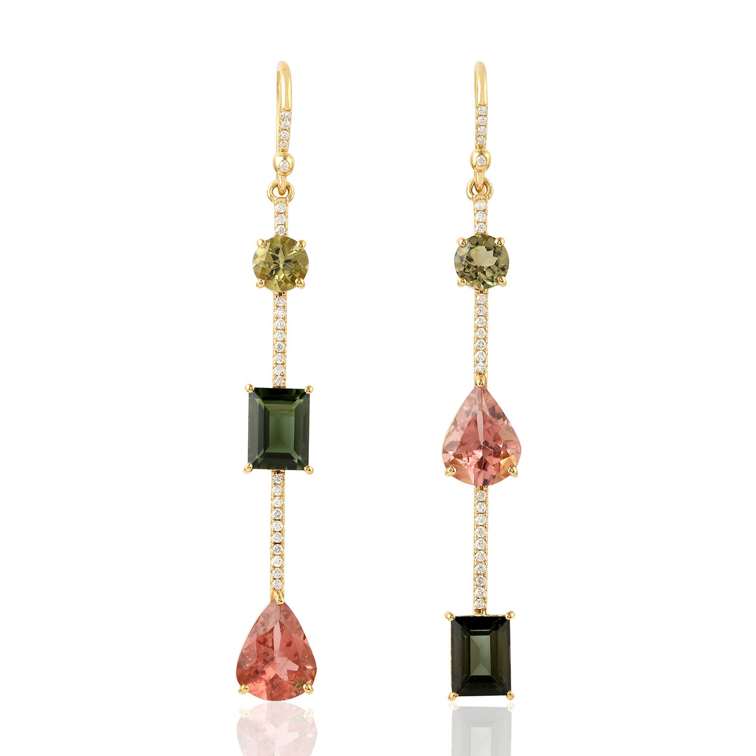 A & Furst - Dynamite - Stud Earrings with Intense Pink Tourmaline and – AF  Jewelers