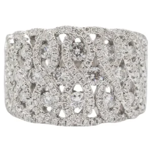 Diamond Band Ring in 18K Gems Trade Mart GLD-RN105