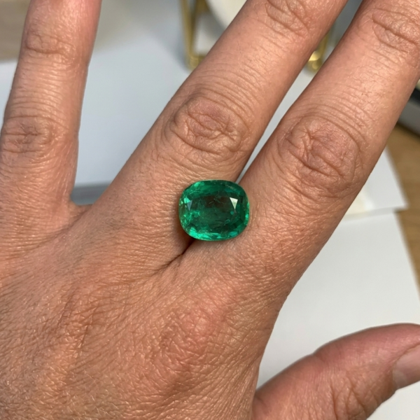 Zambian Emeralds 5.38 Carat Gems Trade Mart